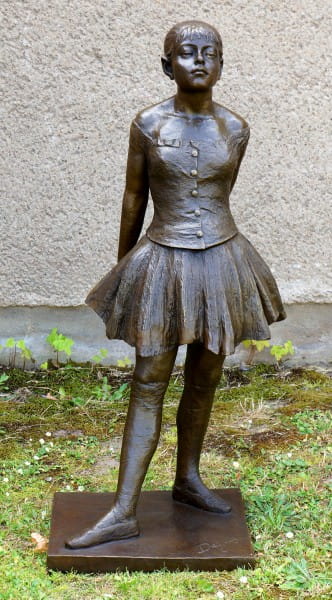 Large Bronze - Little Dancer of Fourteen Years - signed Degas