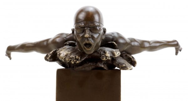 Olympia Edition - Swimmer Bronze Sculpture - Martin Klein