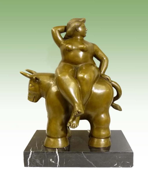 Modernist sculpture - Rapto de Europe - by Fernando Botero