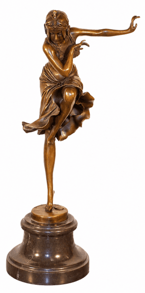 Chiparus figures for Sale - Bronze Statue