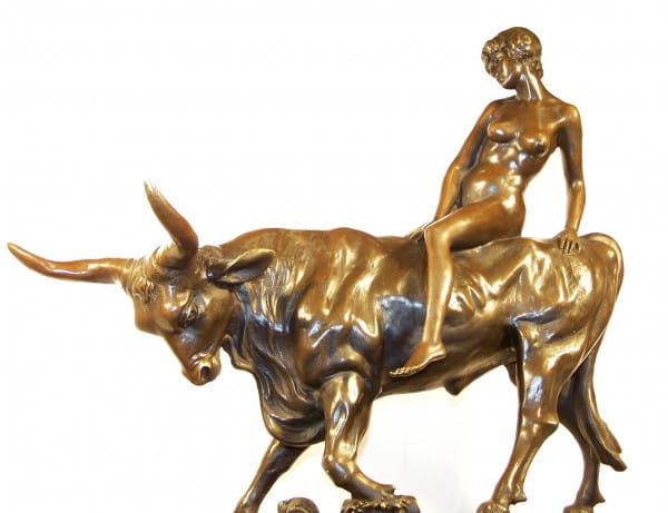 Europa and the Bull Sculpture - A. Hussmann