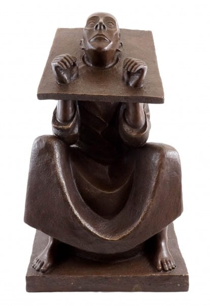 Man in Stocks (1918) - Ernst Barlach - Bronze Figure