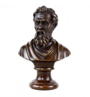 Michelangelo Bronze Bust - signed - Bronze Figurine Michelangelo Bronze Bust - signed - Bronze Figurine