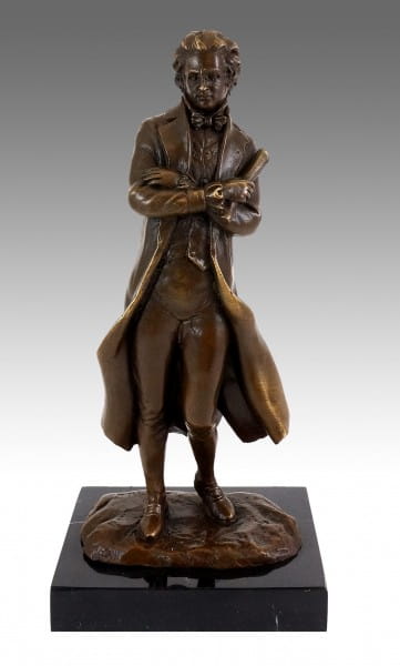 Bronze Figure - Composer - Franz Peter Schubert - Milo