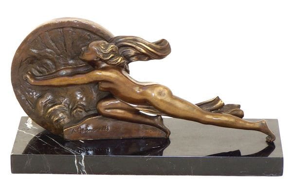 Art Deco Figurine - Towards Destiny - Amedeo Gennarelli