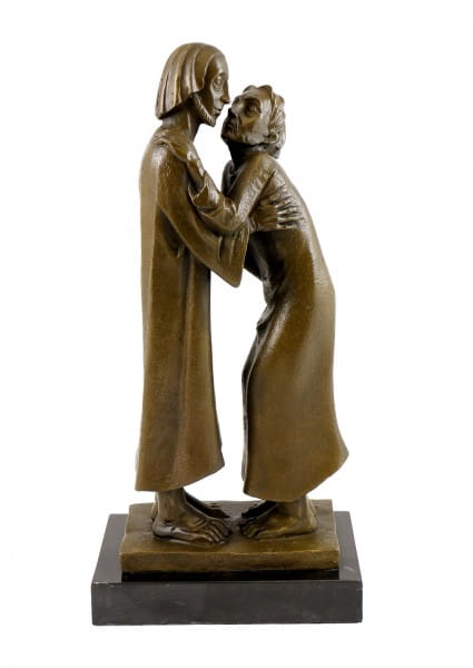Bronze Statue - The Reunion - 1930 - Ernst Barlach Art