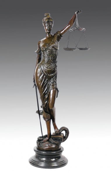 Justitia Statue - Lady Justice Statue 