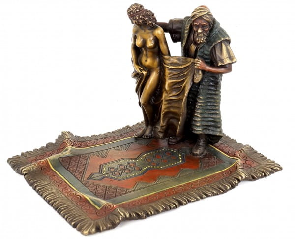 Carpet Trader with Female Slave - Erotic Nude - Bergmann