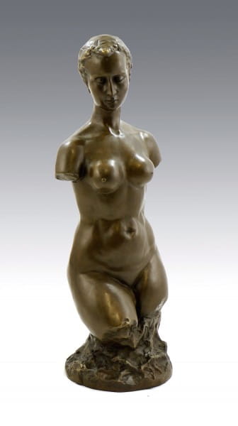 Bronze Statue - Small Female Torso (1910), signed W. Lehmbruck