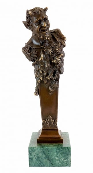Vienna Bronze - Bust of a Faun - Bergmann - Satyr