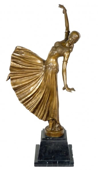 Chiparus figures for Sale - Chorus Girl - signed Chiparus