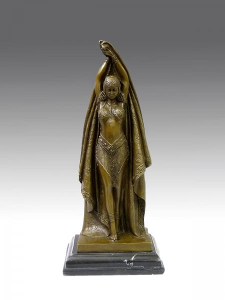 Art Deco Bronze Dancer by D.H. Chiparus - Antinea