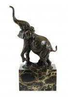 Elephant Statue - Sculpture Elephant - Bronze Signed Elephant Statue - Sculpture Elephant - Bronze Signed