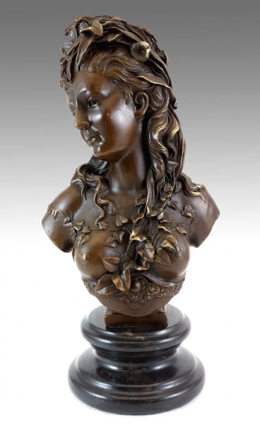Art Nouveau - Bust of Flora (1865-70) Bust of a Woman A. Carrier