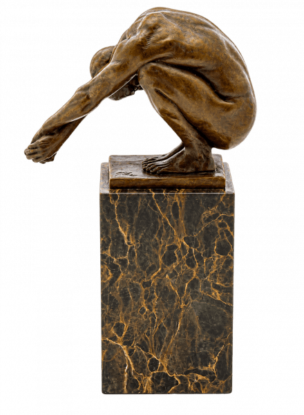 Athlete Statue - Dive - signed Milo - Sport Room Decor