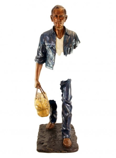 Broken Man XXL - Large Statue - Height: 128 cm - Limited