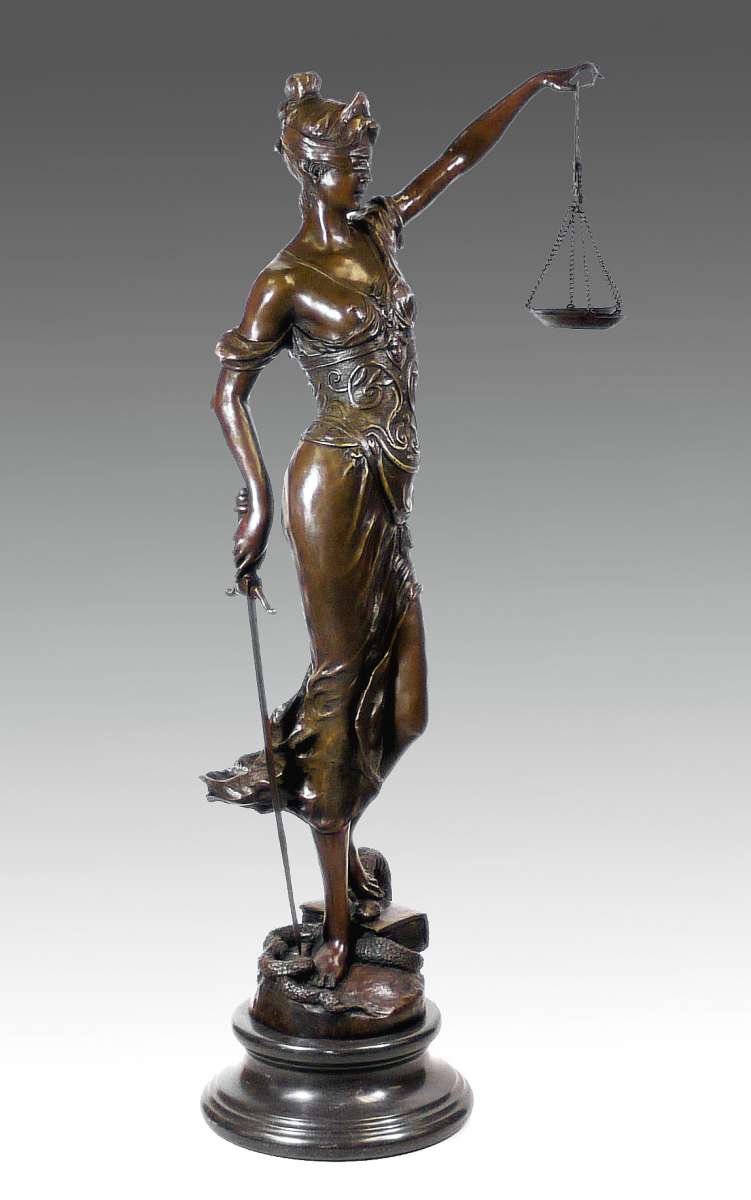 Statuette - Déesse de la Justice - Thémis - 30 cm - Bronze Statuette - Déesse de la Justice - Thémis - 30 cm - Bronze