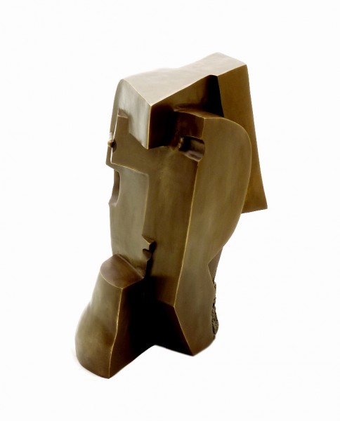 Cubism Sculpture - Otto Gutfreund - The Head