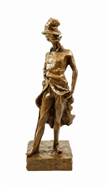 Bronze Statue - Ratapoil - Honoré Daumier - Sculpture