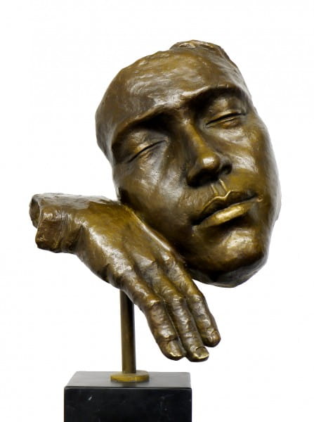 Modern Art Figure - Asleep - Homage to Salvador Dali, signed