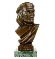 Che Guevara Bronze Bust - Revolutionary - Signed Che Guevara Bronze Bust - Revolutionary - Signed
