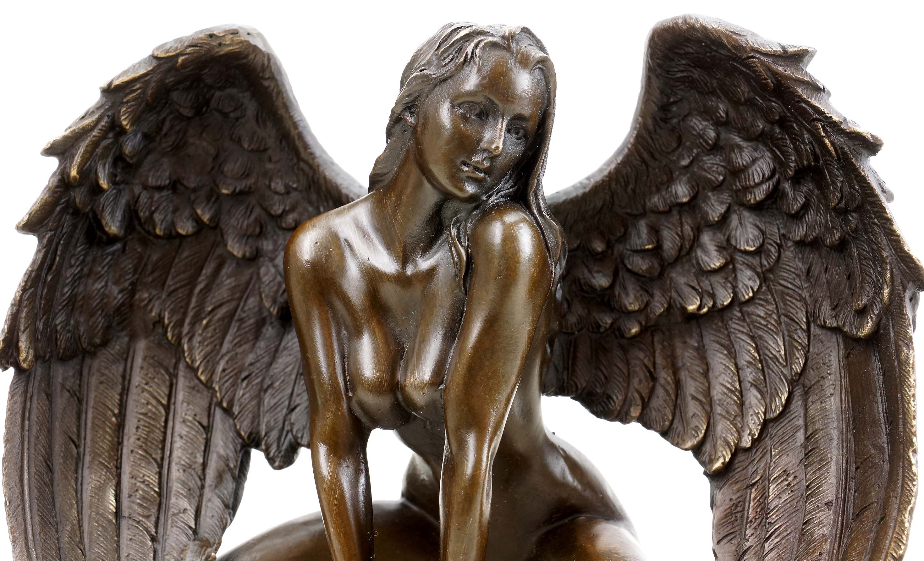 Erotic Angel - Female Nude - Angel Sculpture - Patoue