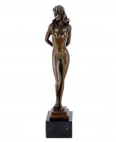 Nude Beauty - Erotic Girl Lara - Signed Nick - Bronze Sexy Nude Nude Beauty - Erotic Girl Lara - Signed Nick - Bronze Sexy Nude