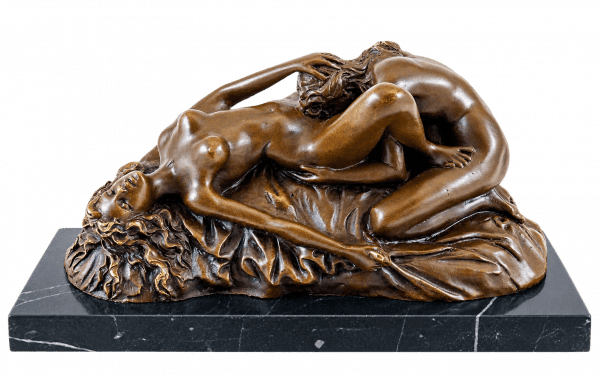 Lesbian Kissing - Cunnilingus Play - Lambeaux - Lesbian Home Decor