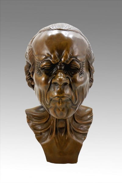 Franz Xaver Messerschmidt - Character Head - Bronze figure