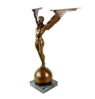 Icarus Bronze Sculpture - Signed Gennarelli - Art Deco Icarus Bronze Sculpture - Signed Gennarelli - Art Deco