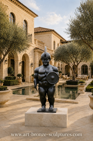 Sculpture Botero - Roman Warrior - Fernando Botero