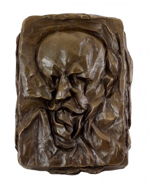 Bronze Relief - Portrait of the Father (1912) - Otto Gutfreund