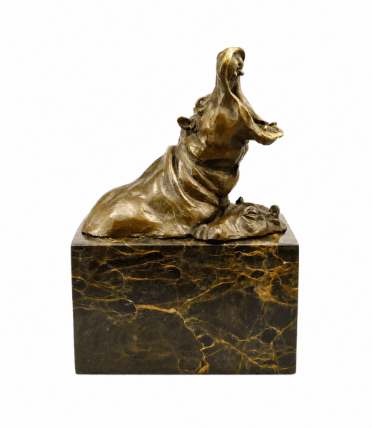 Hippo Statue - Animal Sculpture