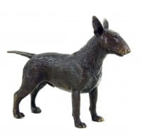 Animal Figurine - Bull Terrier - Dog Statue - Milo - Bronze Miniature Animal Figurine - Bull Terrier - Dog Statue - Milo - Bronze Miniature