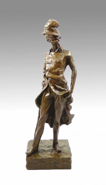 Bronze Figure - Ratapoil - from 1891 by Honoré Daumier 